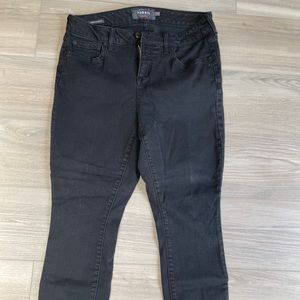 Torrid Premium‎ Women’s High Rise Curvy Ankle Black Jeans Plus Size 12R Exc Cond